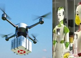 无人机和机器人用于抗击COVID-19